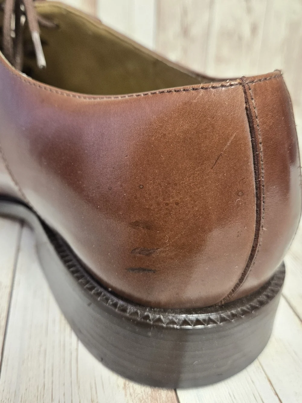 Stacy Adams Brown Leather Cap Toe Oxford Dress Shoes Men’s 12M